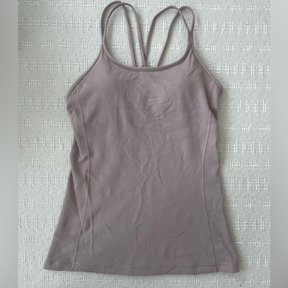 lululemon athletica Tops - Lululemon Free To Be Tank in Smoky Blush Lavender, Size 6 Everlux Yoga Top